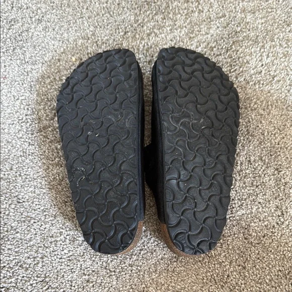 Birkenstock Black Suede Slippers - Picture 3 of 4